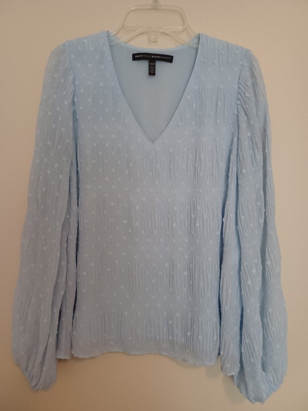WHBM Light Weight Top in Blue Size XXSP